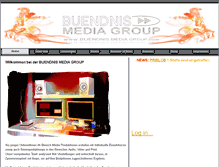 Tablet Screenshot of buendnis-media-group.com